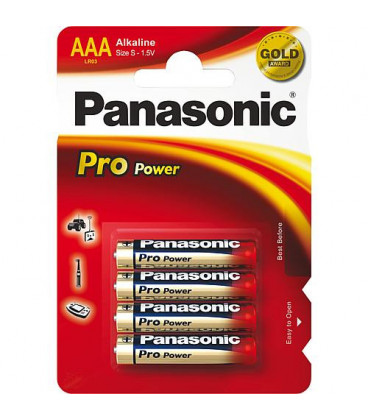 Piles Panasonic PRO Power LR03 AAA Micro 1 paquet de 4 pièces