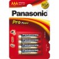 Piles Panasonic PRO Power LR03 AAA Micro 1 paquet de 4 pièces