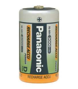 Piles rechargeables NiMH D Mono 2800 mAh emballage 2 pces sous blister