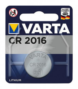 Varta piles plates Lithium CR2016, 3,0 Volt 1 Blister