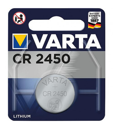 Varta piles plates Lithium CR2450, 3,0 Volt 1 Blister