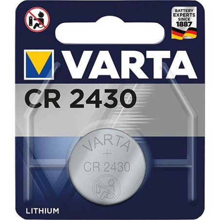 Varta piles plates Lithium CR2430, 3,0 Volt 1 Blister