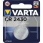 Varta piles plates Lithium CR2430, 3,0 Volt 1 Blister