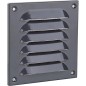 Grille acoustique 320x320mm Alu, RAL 7024, gris graphite