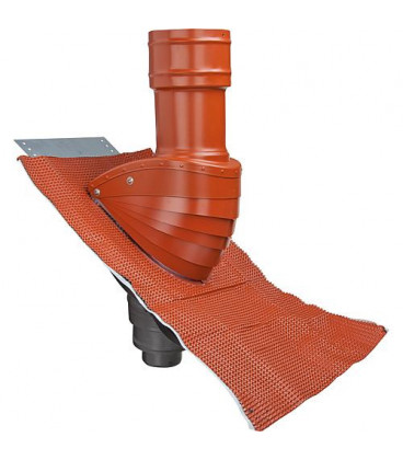 Protection de toit (eaux usées) Type SDS 100 rouge naturel