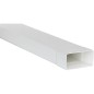 Tube plat systeme 150 220 x 90 mm, blanc Longueur 1,0 m avec manchon