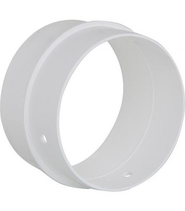 raccord femelle DN 125 mm blanc