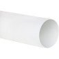 Tube rond DN 125, 0,5 m blanc