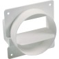 Clapet de retenue tuyaux plat 100 mm, blanc