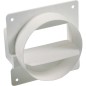 Clapet de retenue tuyaux plat 150 mm, blanc