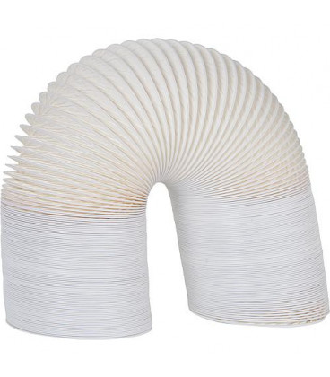 Tuyaux flexible en plastique pour hotte aspirante blanche Type 1056 DN 100 /Rouleau 6 m