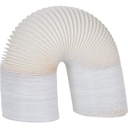Tuyaux flexible en plastique pour hotte aspirante blanche Type 1056 DN 100 /Rouleau 6 m