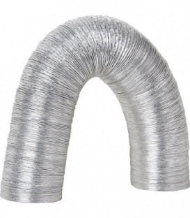 Tube flexible aluminium NW160 Longueur 10m, avec insert cable