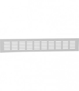 Grille d aeration LG 400/100 Dim : 400 x 100 mm aluminium mat anodise