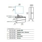 Meuble de salle de bain Landes 100