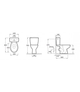 Pack WC Eolia 4