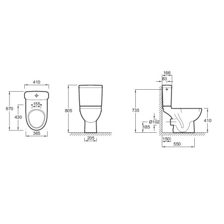 Pack WC Odéon UP