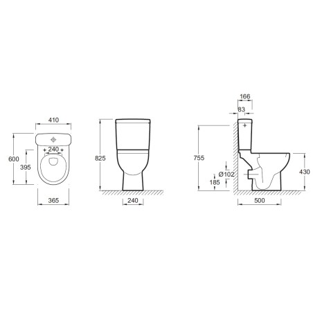 Pack WC Odéon Up Compact