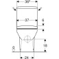 Pack WC sol RENOVA SH semi-caréné Rimfree