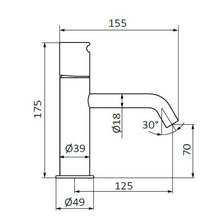 Mitigeur Lavabo Noir