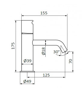 Mitigeur Lavabo Blanc