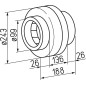 Ventilateur radial de tuyaux RRK 100