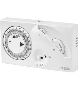 Thermostat d'ambiance à l'horloge avec CHRONOMIX-S, analogue Programme journalier