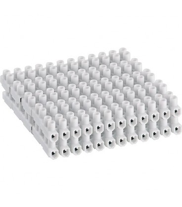 Domino en PVC 12 pieces 2,5 mm² (fil dur) 1 paquet de 10 tiges