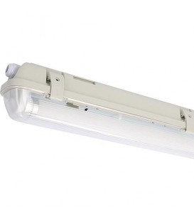 Eclairage LED piece humide baignoire, 2x7,5W, 2200lm, 4000K KVG/VVG, 600mm