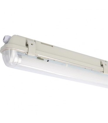 Eclairage LED piece humide baignoire, 2x7,5W, 2200lm, 4000K KVG/VVG, 600mm