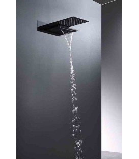 ENSEMBLE DE DOUCHE THERMOSTATIQUE ENCASTRÉ RODAS NOIR MAT