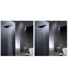 ENSEMBLE DE DOUCHE THERMOSTATIQUE ENCASTRÉ RODAS NOIR MAT