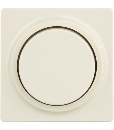 Plaque de recouvrement avec bouton rotatif, blanc electrique / type de protection IP20 / pour variateur / 1pc