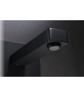 MONOCOMMANDE ENCASTRÉ CARRÉ LAVABO SUIZA NOIR MAT