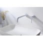 MONOCOMMANDE LAVABO ENCASTRÉ ETNA BLANC MAT