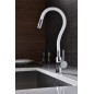 ROBINETTERIE CUISINE VIENA BLANC/CHROME