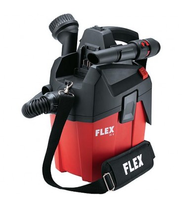 Aspirateur à sec sans fil FLEX 18V,VC 6L MC classe-L, sans batterie ni chargeur