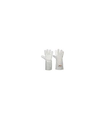 Gants de soudeur (paire) Lg totale 350 mm - taille 10 EN12477/EN388/EN40