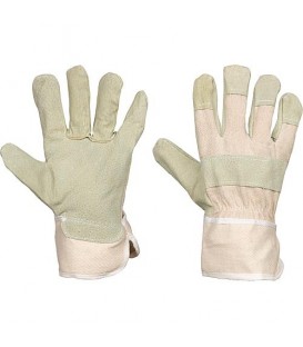 gants universels revêtement en cuir 1 paire, Gr. 10 1/2