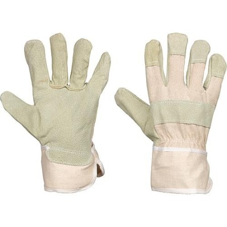 gants universels revêtement en cuir 1 paire, Gr. 10 1/2