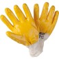 Gants de travail jaune, coton tricot int Taille 10 - emballage : 1 paire