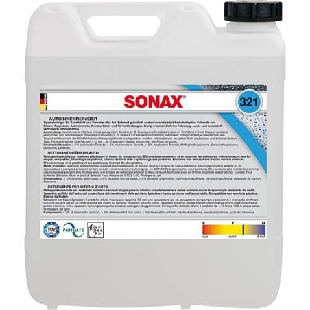 Nettoyant SONAX Bidon de 10 litres