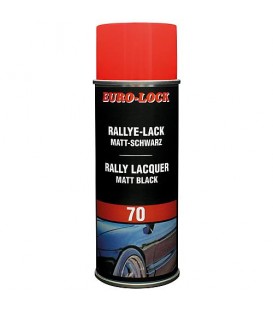 Peinture noire mat Rallye EURO LOCK LOS 70 spray a pulvériser 400ml