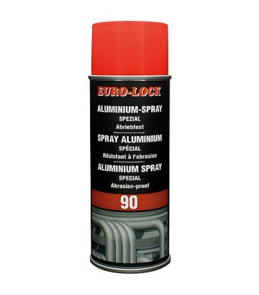 Spray spécial pour aluminium EURO LOCK LOS 90 spray a pulvériser 400ml