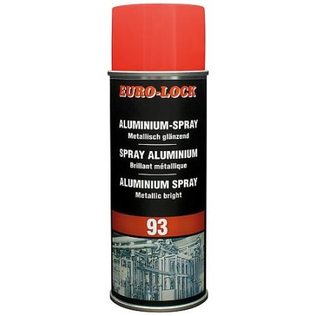 Spray pour aluminium, EURO LOCK LOS 93 spray a pulvériser 400ml