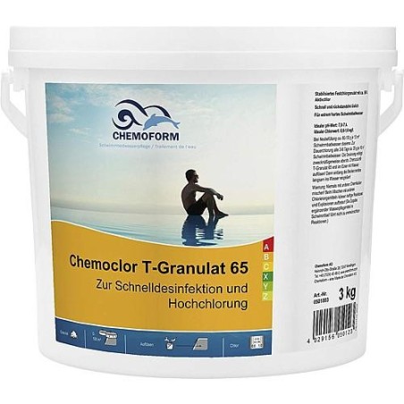 SANIT Chemochlore-T-Granulé 65 sceau 3kg