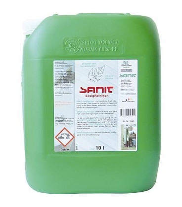 SANIT Nettoyant au vinaigre bidon 10L