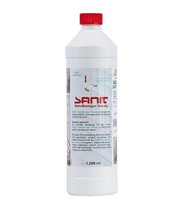 SANIT Nettoyant tuyau liquide bouteille 1000ml