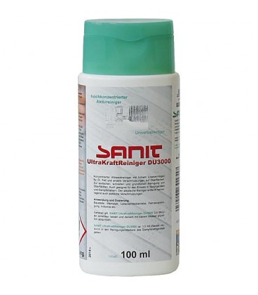 SANIT Nettoyant ultra-puissant DU3000, carton à 20 bouteilles de 100ml chacune