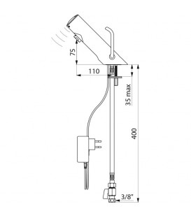 Mitigeur électronique TEMPOMATIC MIX 4